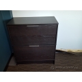 IKEA Effektiv Espresso 2 Drawer Lateral File Cabinet, Locking